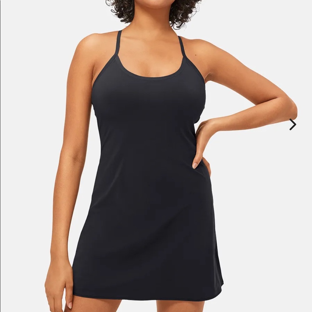 Black Outdoor Voices Exercise Dress